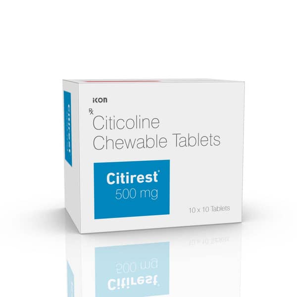Citirest 500mg Strip Of 10 Chewable Tablets