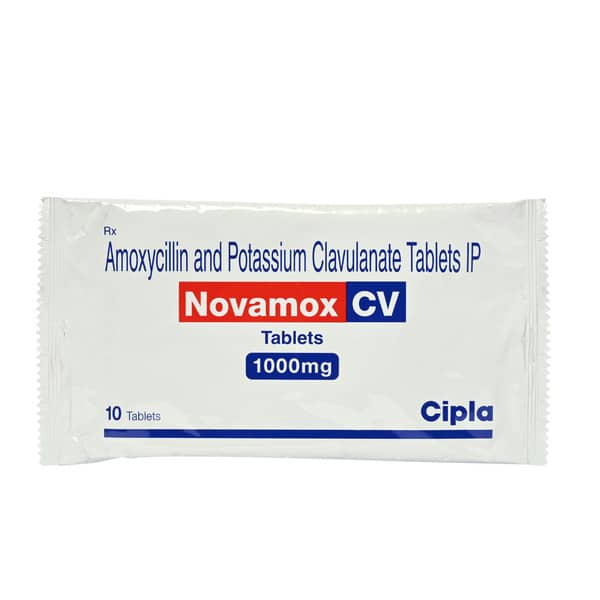 Novamox Cv 1gm Strip Of 10 Tablets
