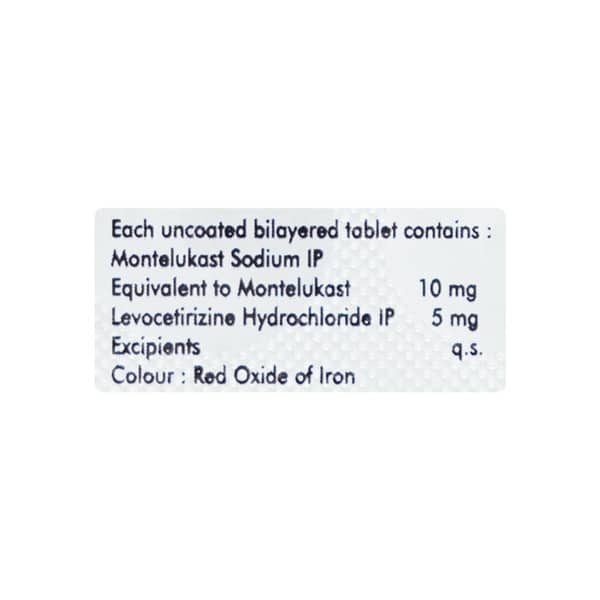 Levoler M 10/5 Mg Strip Of 10 Tablets