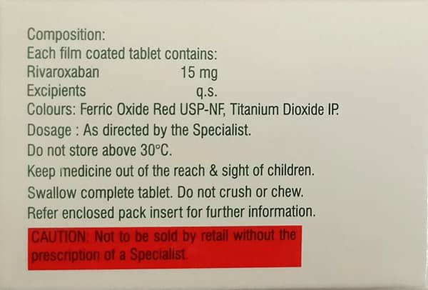Rixant 15Mg Strip Of 10 Tablets