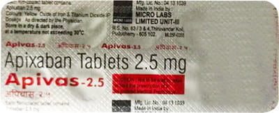 Apivas 2.5mg Strip Of 10 Tablets