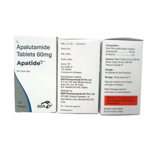 Apatide 60Mg Bottle Of 120 Tablets