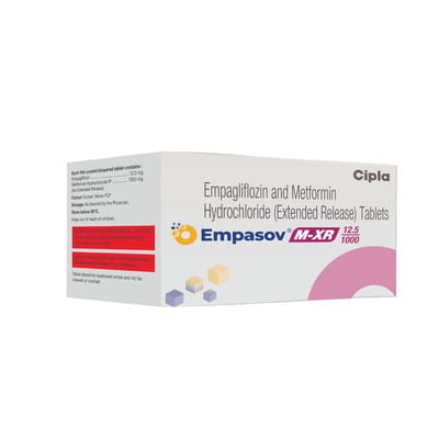 Empasov M Xr 12.5/1000mg Strip Of 10 Tablets