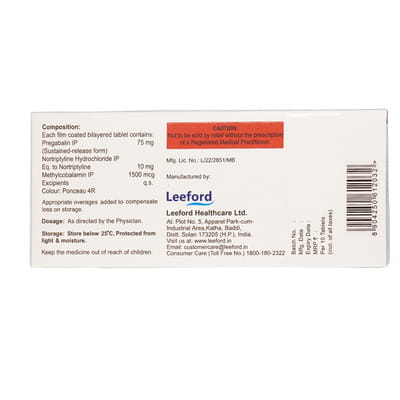 Pegabanyl Ntm Strip Of 10 Tablets