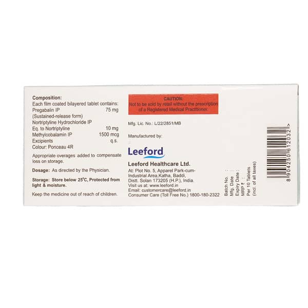 Pegabanyl Ntm Strip Of 10 Tablets