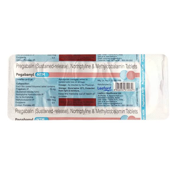 Pegabanyl Ntm Strip Of 10 Tablets