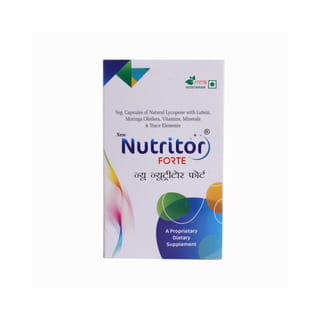 New Nutritor Forte Strip Of 10 Capsules
