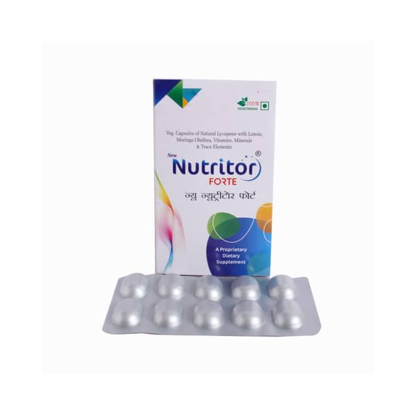 New Nutritor Forte Strip Of 10 Capsules