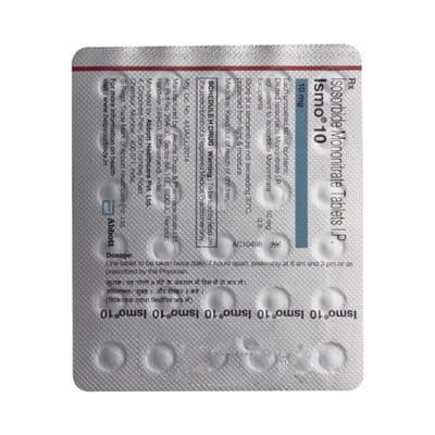 Ismo 10 Strip Of 10 Tablets