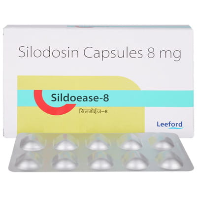 Sildoease 8mg Strip Of 10 Capsules