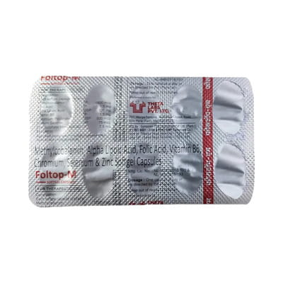 Foltop M Strip Of 10 Capsules