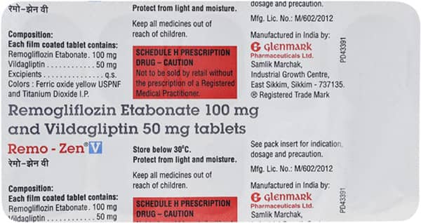 Remozen V Strip Of 10 Tablets