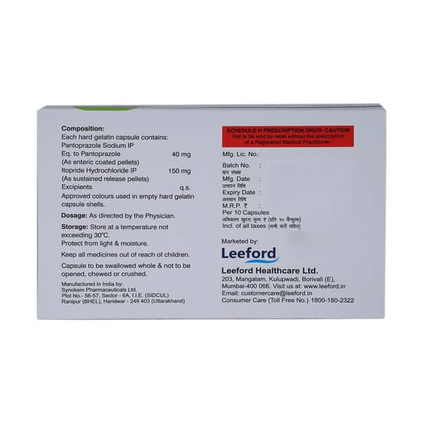 Pantafol It Strip Of 10 Capsules