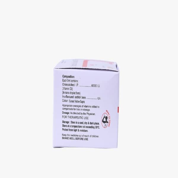 Leixo D3 Mango Flavour Sugar Free Bottle Of 5ml Oral Solution