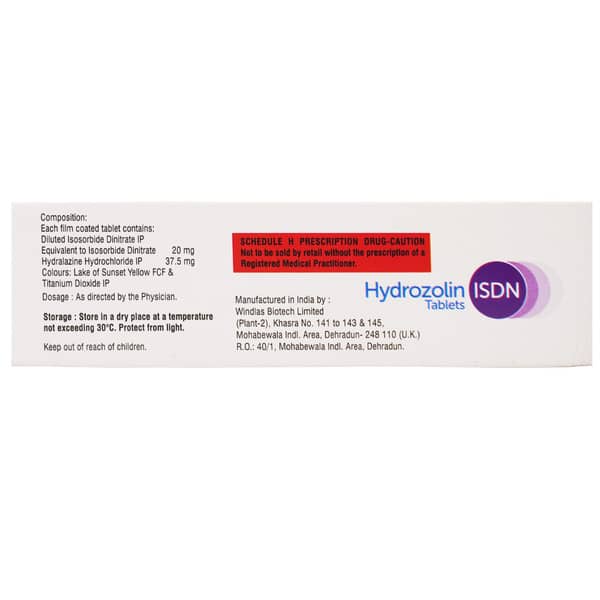 Hydrozolin Isdn Strip Of 10 Tablets