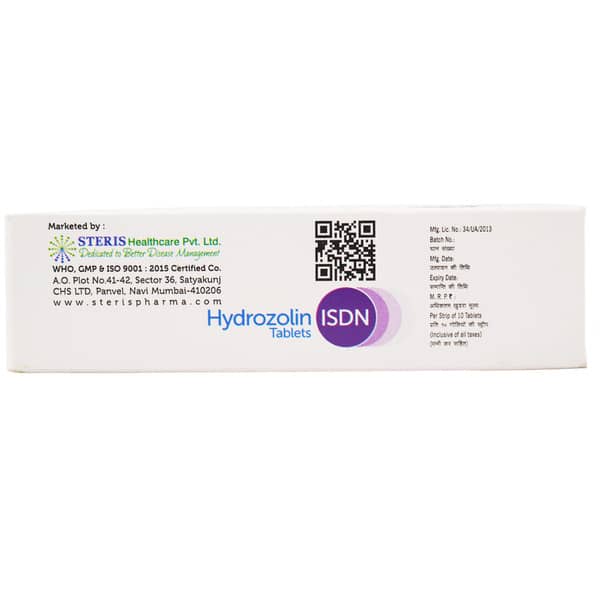 Hydrozolin Isdn Strip Of 10 Tablets