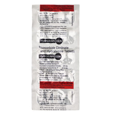 Hydrozolin Isdn Strip Of 10 Tablets