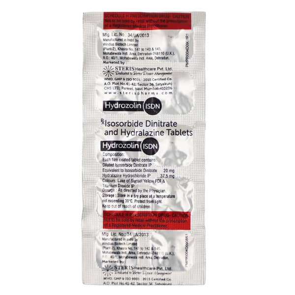 Hydrozolin Isdn Strip Of 10 Tablets