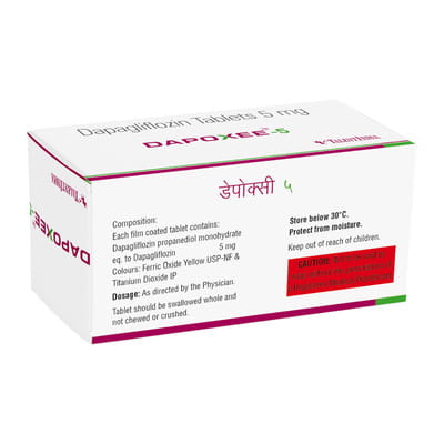 Dapoxee 5mg Strip Of 10 Tablets