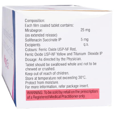 Mirago S 25 Strip Of 10 Tablets