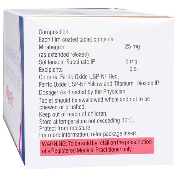 Mirago S 25 Strip Of 10 Tablets