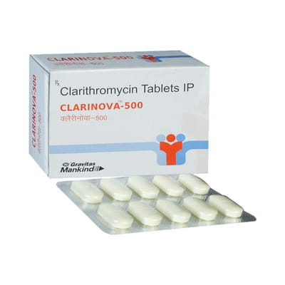 Clarinova 500mg Strip Of 10 Tablets