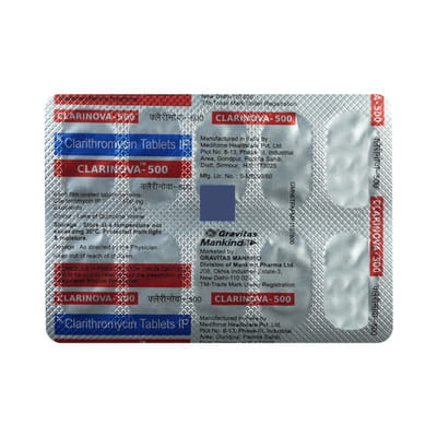 Clarinova 500mg Strip Of 10 Tablets