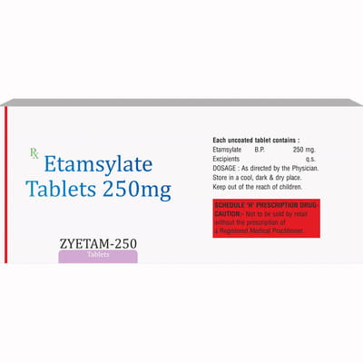 Zyetam 250mg Strip Of 10 Tablets