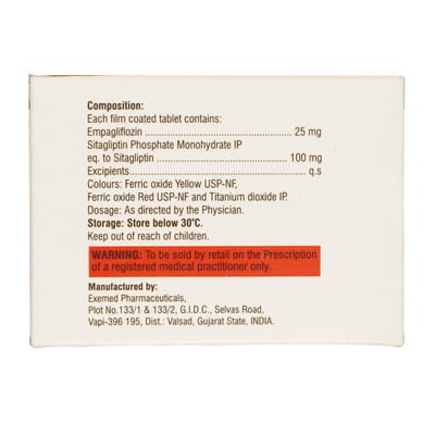 Glura E 25mg Strip Of 10 Tablets