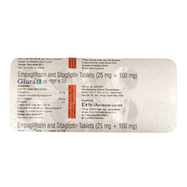 Glura E 25mg Strip Of 10 Tablets