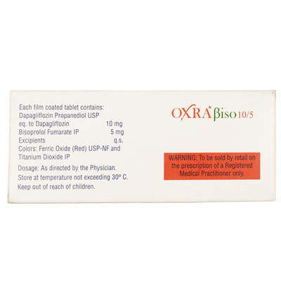 Oxra Biso 10/5mg Strip Of 10 Tablets