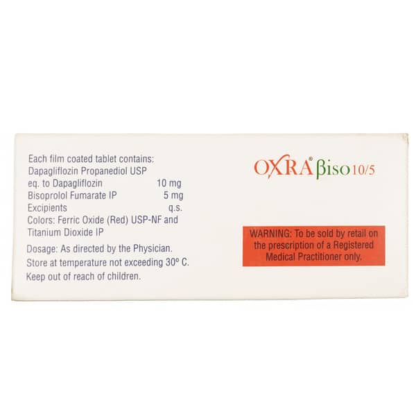 Oxra Biso 10/5Mg Strip Of 10 Tablets