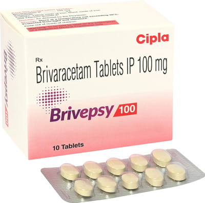 Brivepsy 100mg Strip Of 10 Tablets
