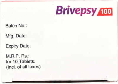 Brivepsy 100mg Strip Of 10 Tablets