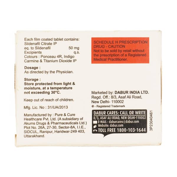 Stimulex 50mg Strip Of 4 Tablets