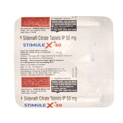 Stimulex 50mg Strip Of 4 Tablets