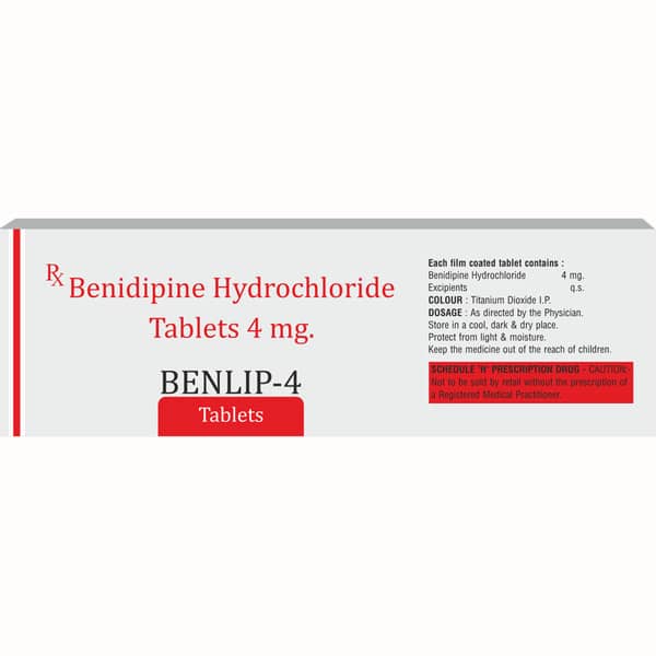 Benlip 4mg Strip Of 10 Tablets