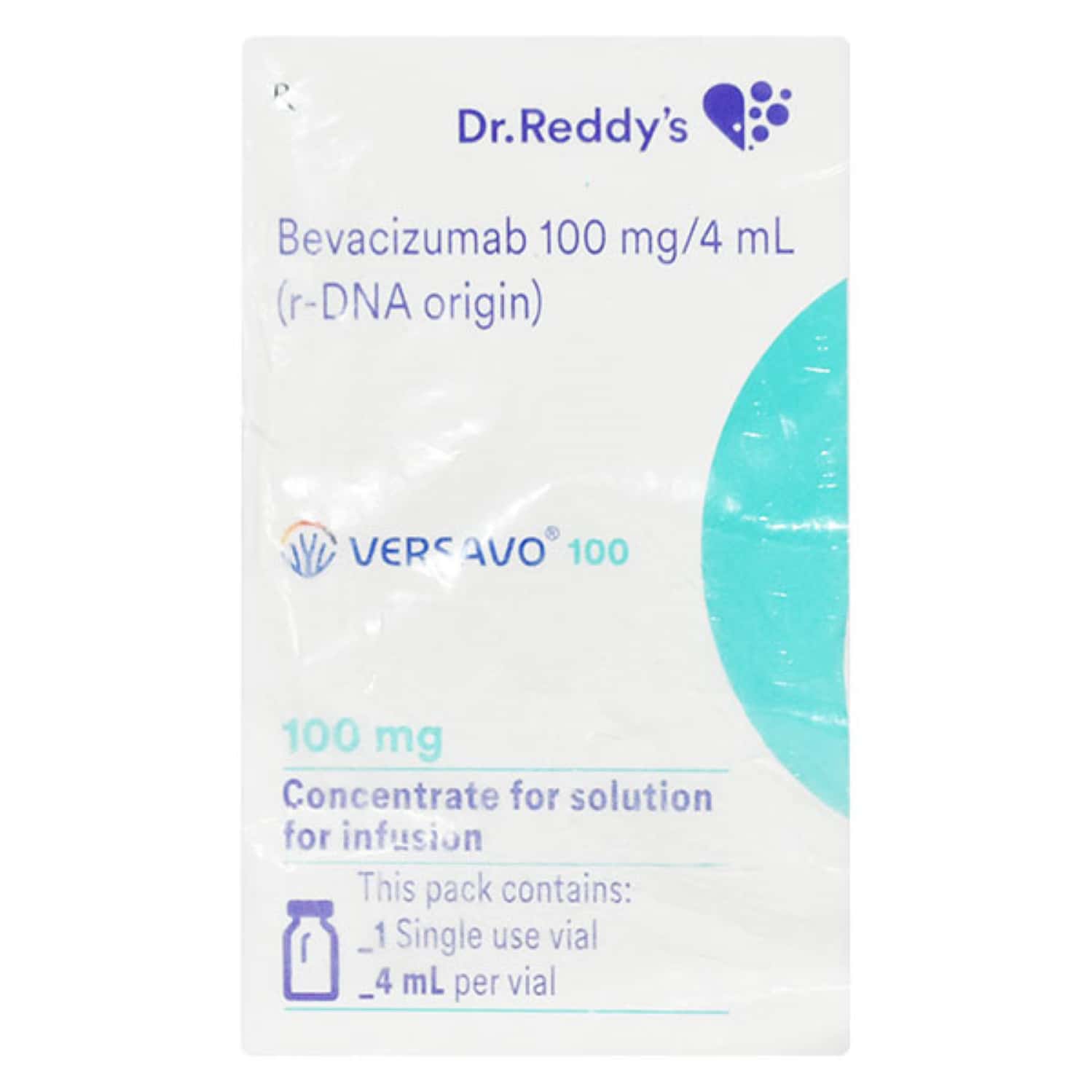 versavo 100mg vial of 4ml solution for infusion