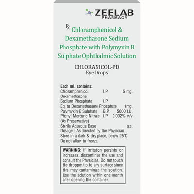 Chloranicol Pd Bottle Of 5ml Eye Drops