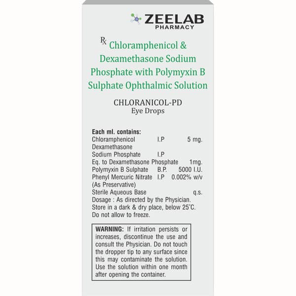 Chloranicol Pd Bottle Of 5ml Eye Drops