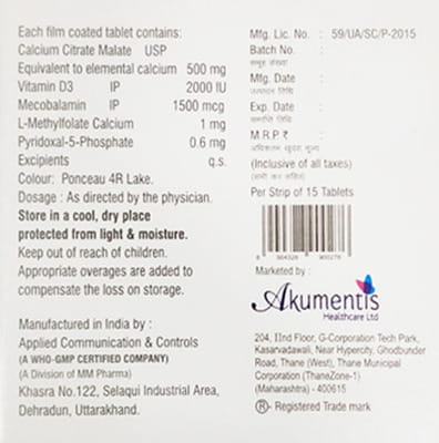 Calking Hd Strip Of 15 Tablets