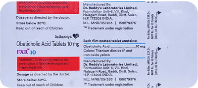 Fxr 10mg Strip Of 10 Tablets