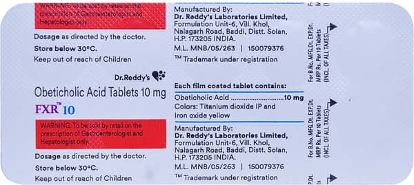 Fxr 10mg Strip Of 10 Tablets