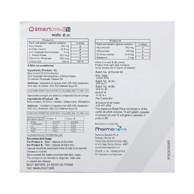 Smartova Dn Strip Of 30 Combikit Tablets