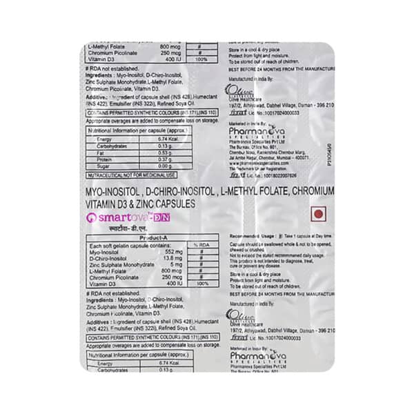 Smartova Dn Strip Of 30 Combikit Tablets