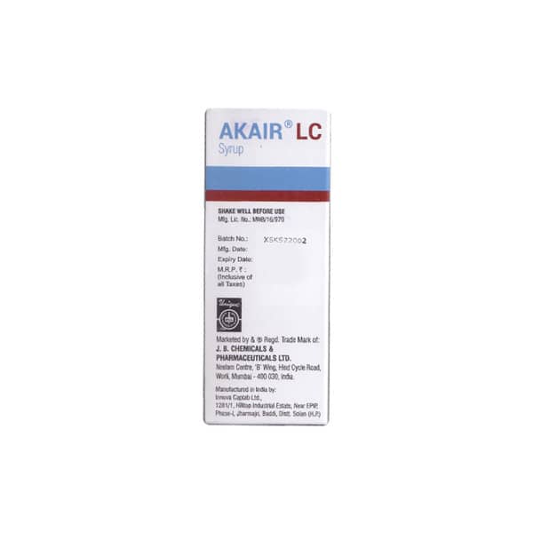 Akair Lc Mixed Fruit Flavour Bottle Of 60ml Syrup