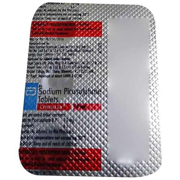 क्रेमालेक्स 10एमजी की स्ट्रिप 6 टैबलेट्स