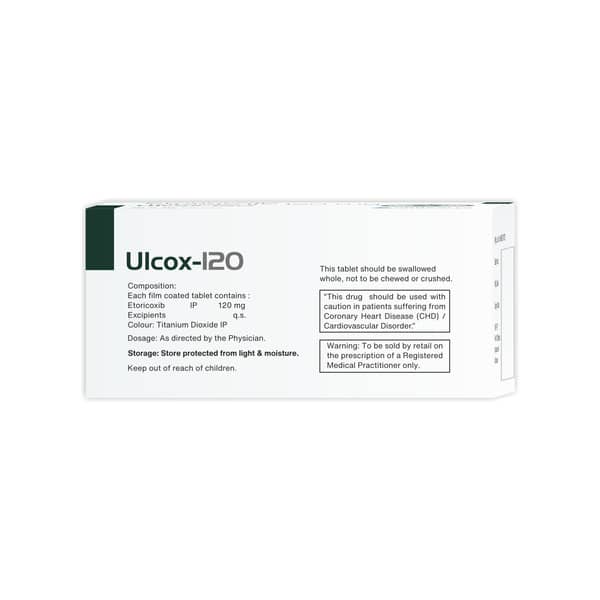 Ulcox 120mg Strip Of 10 Tablets