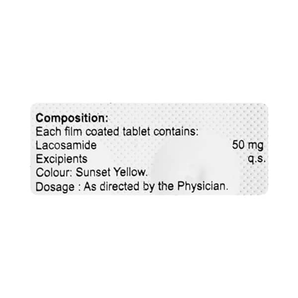 Lacotab 50mg Strip Of 15 Tablets