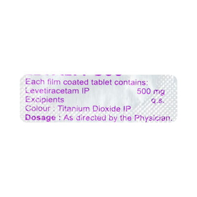 Levalty 500mg Strip Of 10 Tablets